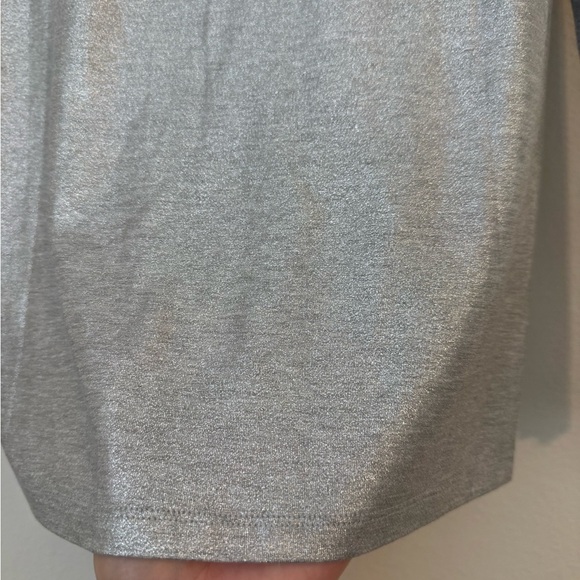 NWT Majestic Filature Soft Touch Crewneck Long Sleeve- Metallic Silver- Medium - Picture 12 of 13